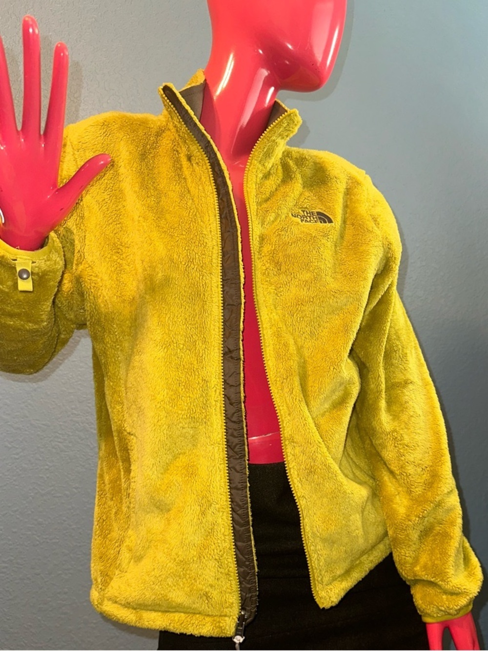 The North Face Bright Yellow Plush Fleece Jacket